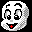 Icon Nr. 49105 (32 x 32 px, 16 Farben): Casper (Kategorie Comic) Casper