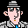 Icon Nr. 49113 (32 x 32 px, 256 Farben): Inspektor Gadget (Kategorie Comic) Inspektor Gadget