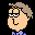 Icon Nr. 49125 (32 x 32 px, 256 Farben): Jon (Kategorie Comic) Jon