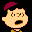 Icon Nr. 49182 (32 x 32 px, 256 Farben): The Peanuts - Lucy (Kategorie Comic) The Peanuts - Lucy