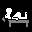 Icon Nr. 49197 (32 x 32 px, 16 Farben): The Peanuts - Snoopy (Kategorie Comic) The Peanuts - Snoopy