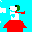 Icon Nr. 49204 (32 x 32 px, 16 Farben): The Peanuts - Snoopy (Kategorie Comic) The Peanuts - Snoopy