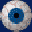 Icon Nr. 52983 (32 x 32 px, 16 Farben): Augen (Kategorie Comic) Augen