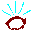 Icon Nr. 52990 (32 x 32 px, 16 Farben): Augen (Kategorie Comic) Augen