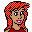 Icon Nr. 53401 (32 x 32 px, 16 Farben): Frau, Mädchen, Gril (Kategorie Comic) Frau, Mädchen, Gril