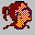 Icon Nr. 53451 (32 x 32 px, 16 Farben): Frau, Mädchen, Gril (Kategorie Comic) Frau, Mädchen, Gril
