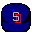 Icon Nr. 54422 (32 x 32 px, 16 Farben): Baseball-Cap (Kategorie Spiel, Freizeit und Sport) Baseball-Cap