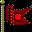 Icon Nr. 55207 (32 x 32 px, 16 Farben): Flagge (Kategorie Länder und Flaggen) Flagge