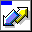 Icon Nr. 55240 (32 x 32 px, 16 Farben): Pfeil (Kategorie Formen, Figuren und Symbole) Pfeil