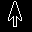 Icon Nr. 55275 (32 x 32 px, 16 Farben): Pfeil (Kategorie Formen, Figuren und Symbole) Pfeil
