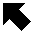 Icon Nr. 55295 (32 x 32 px, 16 Farben): Pfeil (Kategorie Formen, Figuren und Symbole) Pfeil