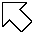Icon Nr. 55296 (32 x 32 px, 16 Farben): Pfeil (Kategorie Formen, Figuren und Symbole) Pfeil